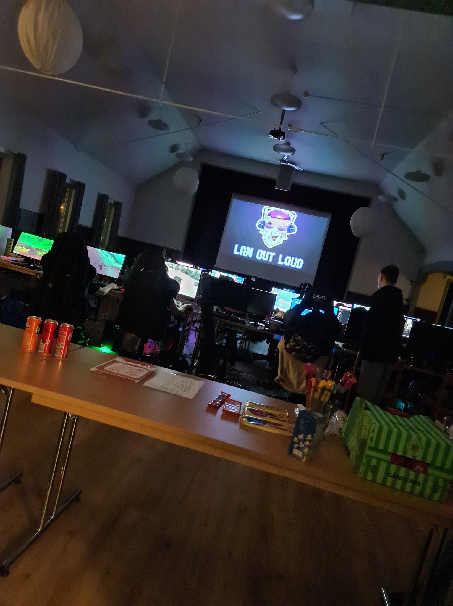 Stämningsbild från tidigare LAN OUT LOUD
